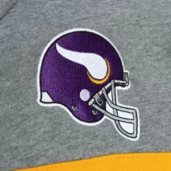 Men Mitchell & Ness Hoodies & Sweatshirts-Headcoach Hoody Minnesota Vikings