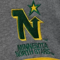Men Mitchell & Ness Hoodies & Sweatshirts-Headcoach Hoody Minnesota North Stars
