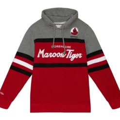Men Mitchell & Ness Hoodies & Sweatshirts-Headcoach Hoody Morehouse College