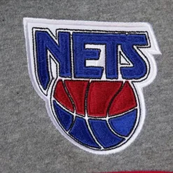 Men Mitchell & Ness Hoodies & Sweatshirts-Headcoach Hoody New Jersey Nets