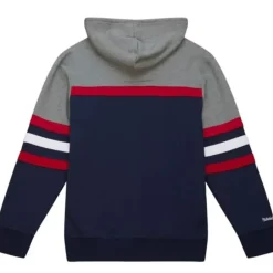 Men Mitchell & Ness Hoodies & Sweatshirts-Headcoach Hoody New York Rangers