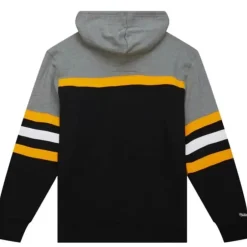 Men Mitchell & Ness Hoodies & Sweatshirts-Headcoach Hoody Pittsburgh Penguins