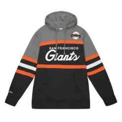 Men Mitchell & Ness Hoodies & Sweatshirts-Headcoach Hoody San Francisco Giants