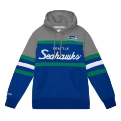 Men Mitchell & Ness Hoodies & Sweatshirts-Headcoach Hoody Seattle Seahawks
