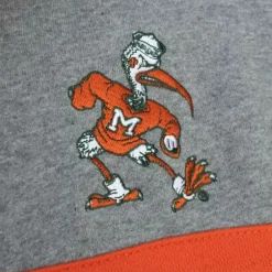 Men Mitchell & Ness Hoodies & Sweatshirts-Headcoach Hoody University Of Miami