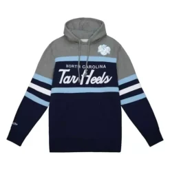 Men Mitchell & Ness Hoodies & Sweatshirts-Headcoach Hoody University Of North Carolina
