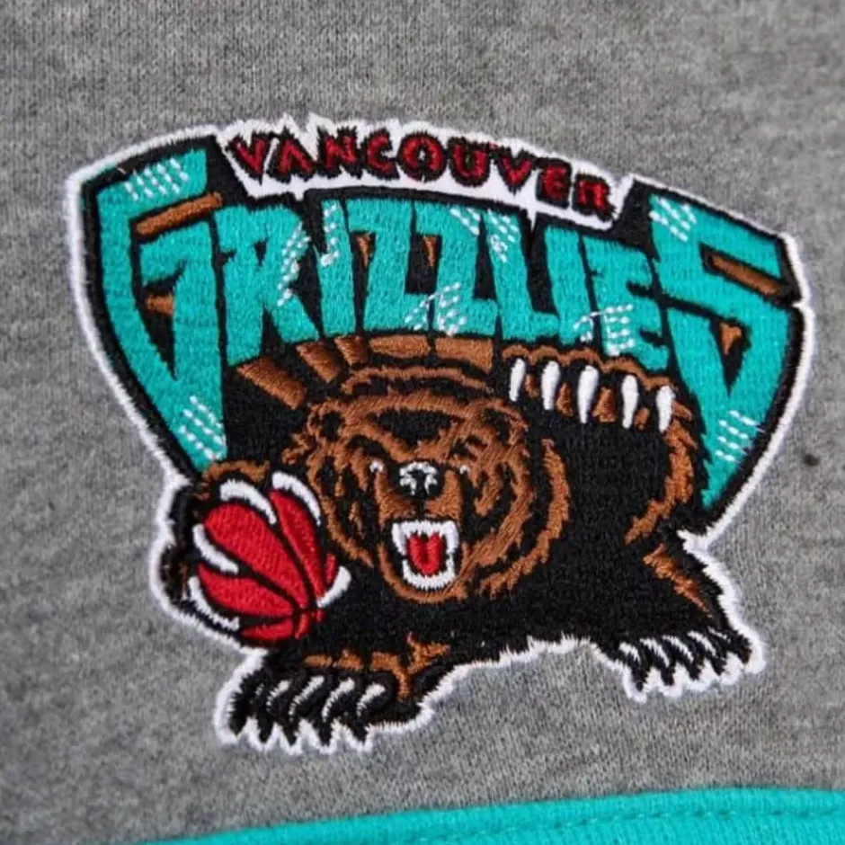 Men Mitchell & Ness Hoodies & Sweatshirts-Headcoach Hoody Vancouver Grizzlies