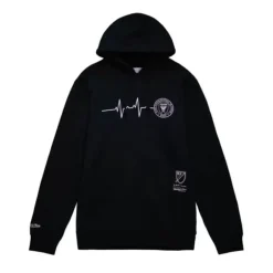 Men Mitchell & Ness T-Shirts & Tops-Heart Beat Logo Inter Miami Cf