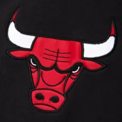 Men Mitchell & Ness Hoodies & Sweatshirts-Heavyweight Fleece Full Zip Hoodie Chicago Bulls