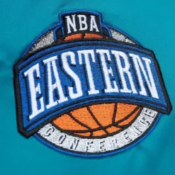 Men Mitchell & Ness Jackets & Outerwear-Heavyweight Satin Jacket Detroit Pistons