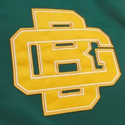 Men Mitchell & Ness Jackets & Outerwear-Heavyweight Satin Jacket Green Bay Packers