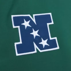 Men Mitchell & Ness Jackets & Outerwear-Heavyweight Satin Jacket Green Bay Packers