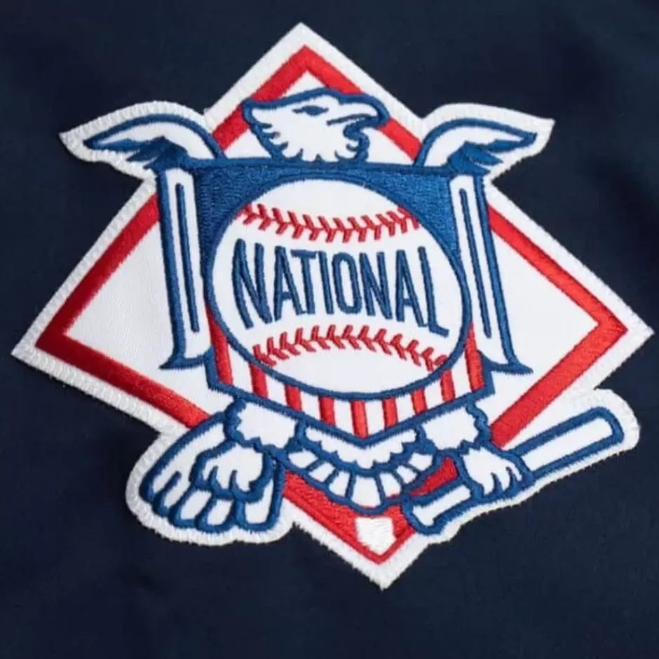 Men Mitchell & Ness Jackets & Outerwear-Heavyweight Satin Jacket San Diego Padres