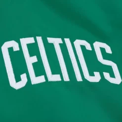 Men Mitchell & Ness Jackets & Outerwear-Heavyweight Satin Jacket Boston Celtics