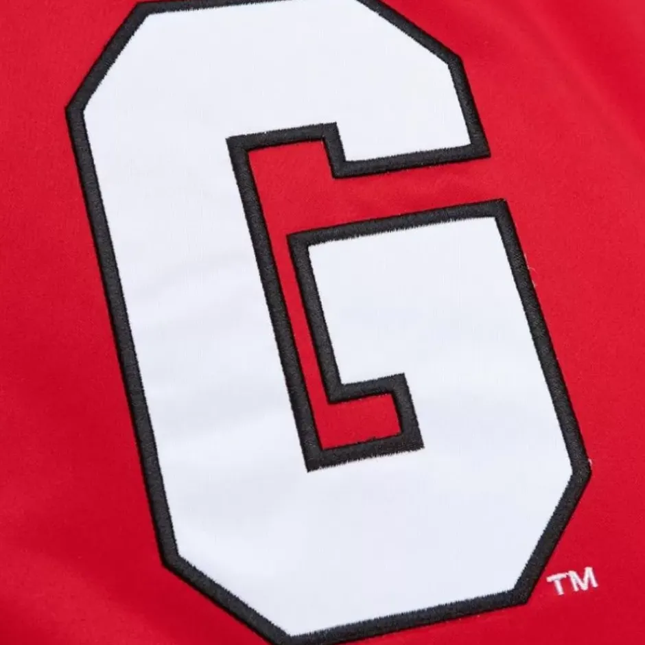 Men Mitchell & Ness Jackets & Outerwear-Heavyweight Satin Jacket University Of Georgia