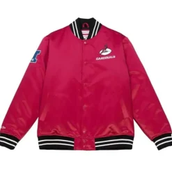 Men Mitchell & Ness Jackets & Outerwear-Heavyweight Satin Jacket Arizona Cardinals