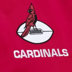 Men Mitchell & Ness Jackets & Outerwear-Heavyweight Satin Jacket Arizona Cardinals