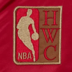 Men Mitchell & Ness Jackets & Outerwear-Heavyweight Satin Jacket Update All Star West