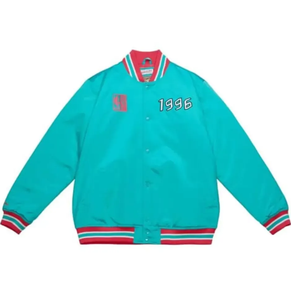 Men Mitchell & Ness Jackets & Outerwear-Heavyweight Satin Jacket Update All Star 1996