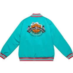 Men Mitchell & Ness Jackets & Outerwear-Heavyweight Satin Jacket Update All Star 1996