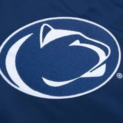 Men Mitchell & Ness Jackets & Outerwear-Heavyweight Satin Jacket Penn State University