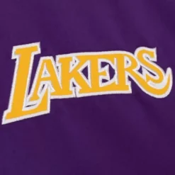 Men Mitchell & Ness Jackets & Outerwear-Heavyweight Satin Jacket Los Angeles Lakers