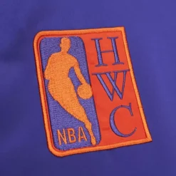 Men Mitchell & Ness Jackets & Outerwear-Heavyweight Satin Jacket Phoenix Suns