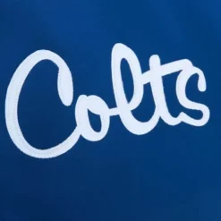 Men Mitchell & Ness Jackets & Outerwear-Heavyweight Satin Jacket Indianapolis Colts