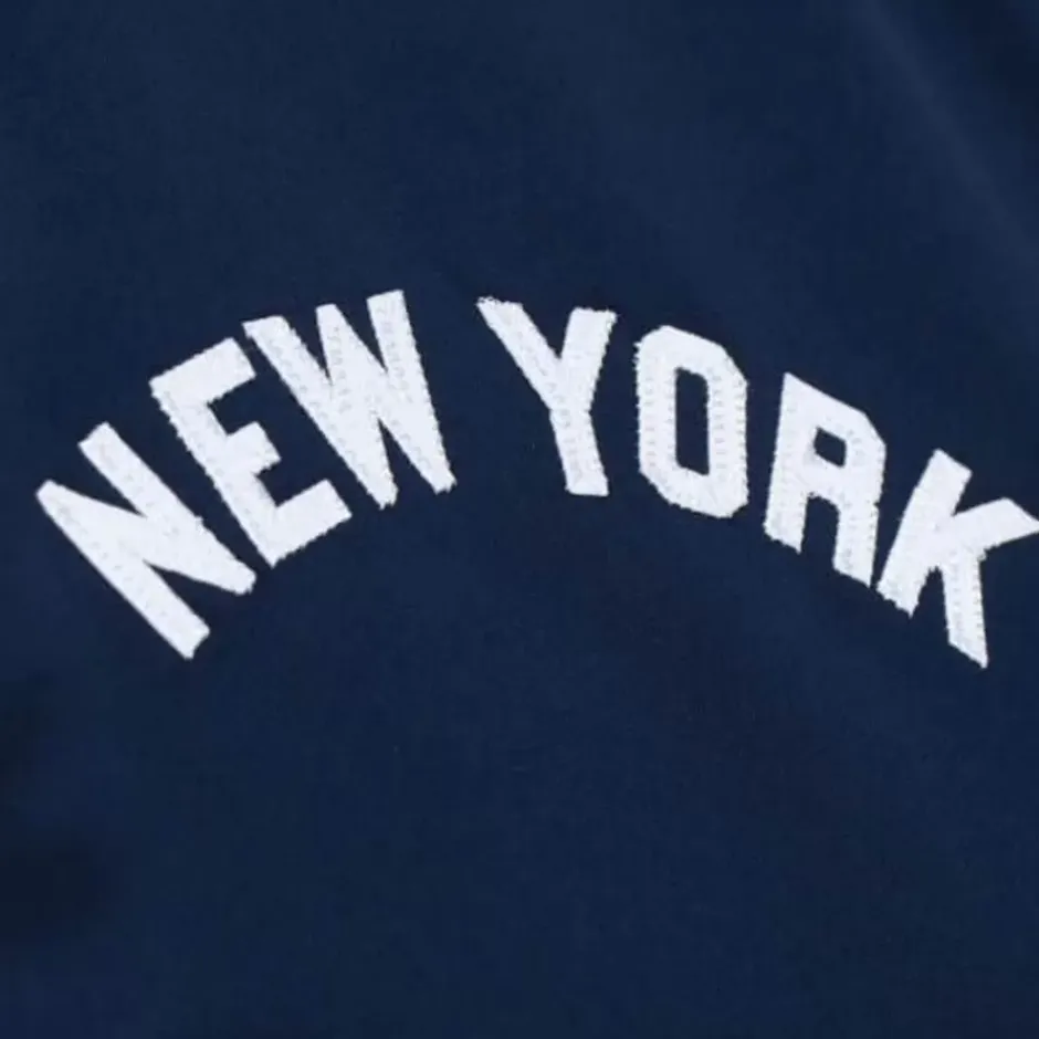 Men Mitchell & Ness Jackets & Outerwear-Heavyweight Satin Jacket New York Yankees