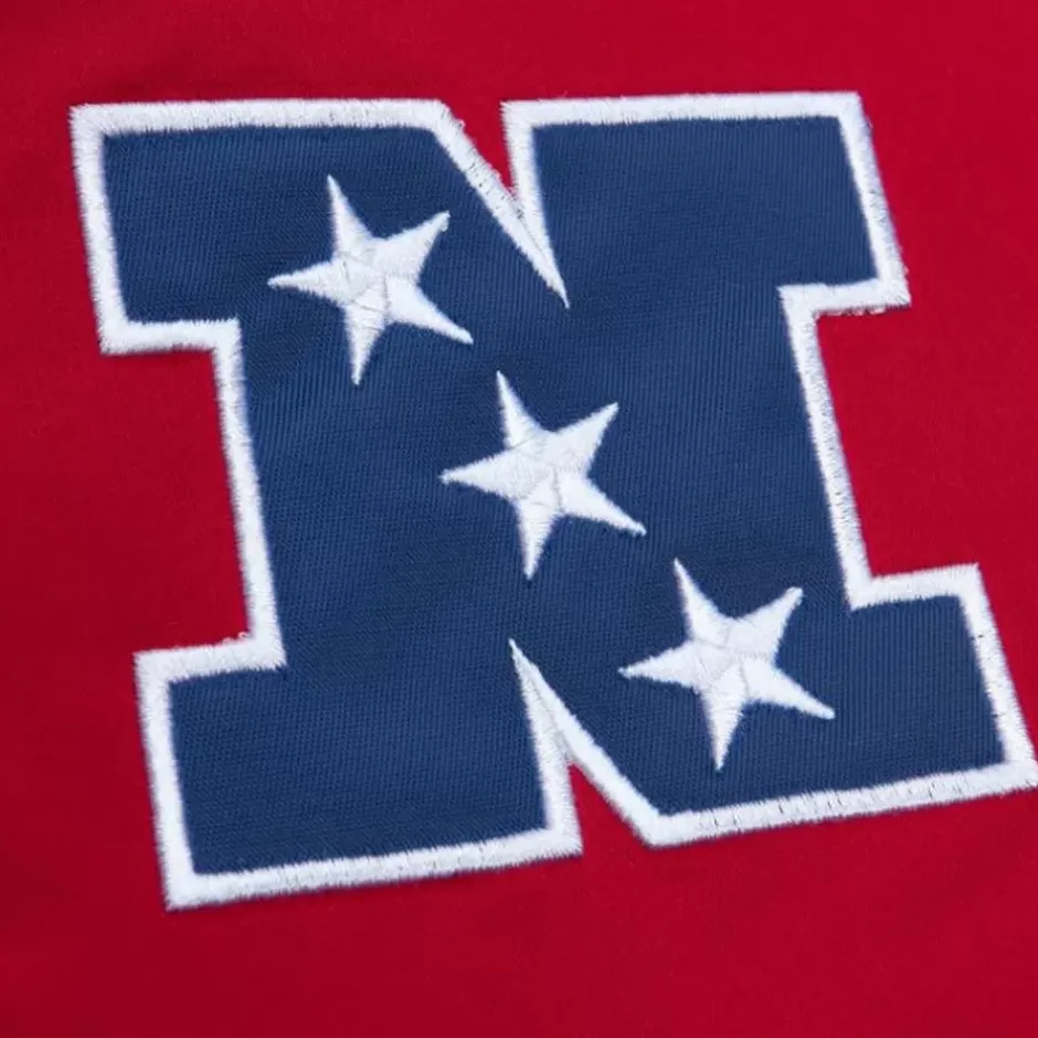 Men Mitchell & Ness Jackets & Outerwear-Heavyweight Satin Jacket Tampa Bay Buccaneers