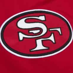 Men Mitchell & Ness Jackets & Outerwear-Heavyweight Satin Jacket San Francisco 49Ers
