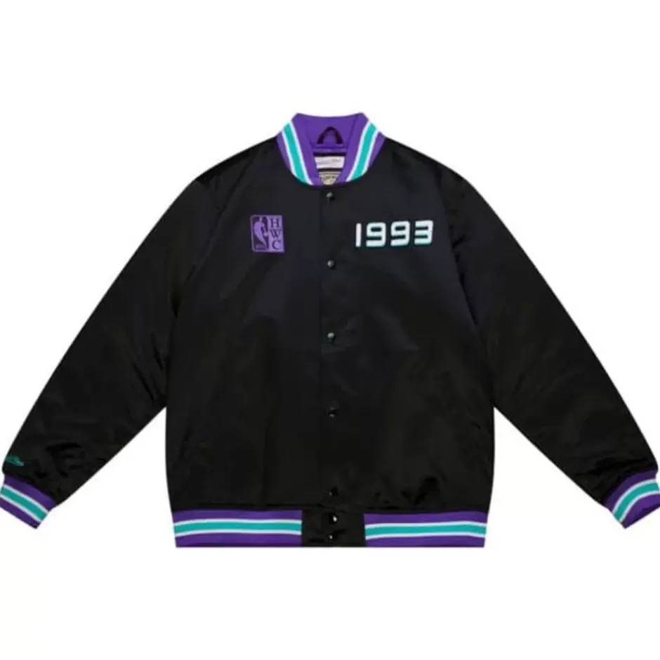 Men Mitchell & Ness Jackets & Outerwear-Heavyweight Satin Jacket Update All Star 1993