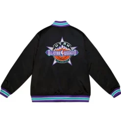 Men Mitchell & Ness Jackets & Outerwear-Heavyweight Satin Jacket Update All Star 1993