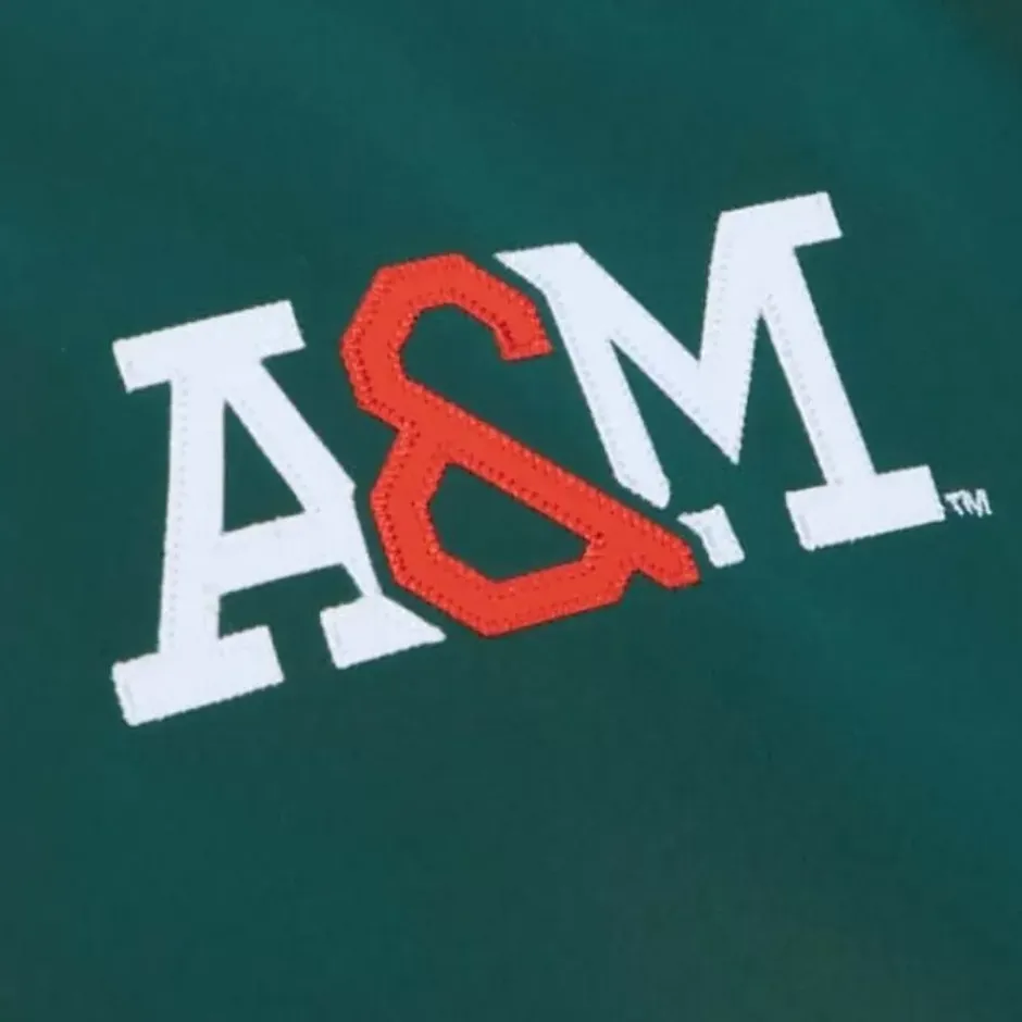 Men Mitchell & Ness Jackets & Outerwear-Heavyweight Satin Jacket Florida A&M University