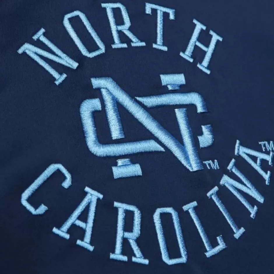 Men Mitchell & Ness Jackets & Outerwear-Heavyweight Satin Jacket University Of North Carolina