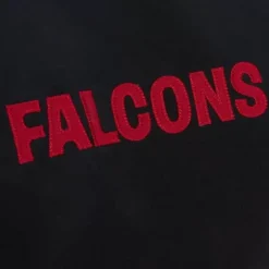 Men Mitchell & Ness Jackets & Outerwear-Heavyweight Satin Jacket Atlanta Falcons