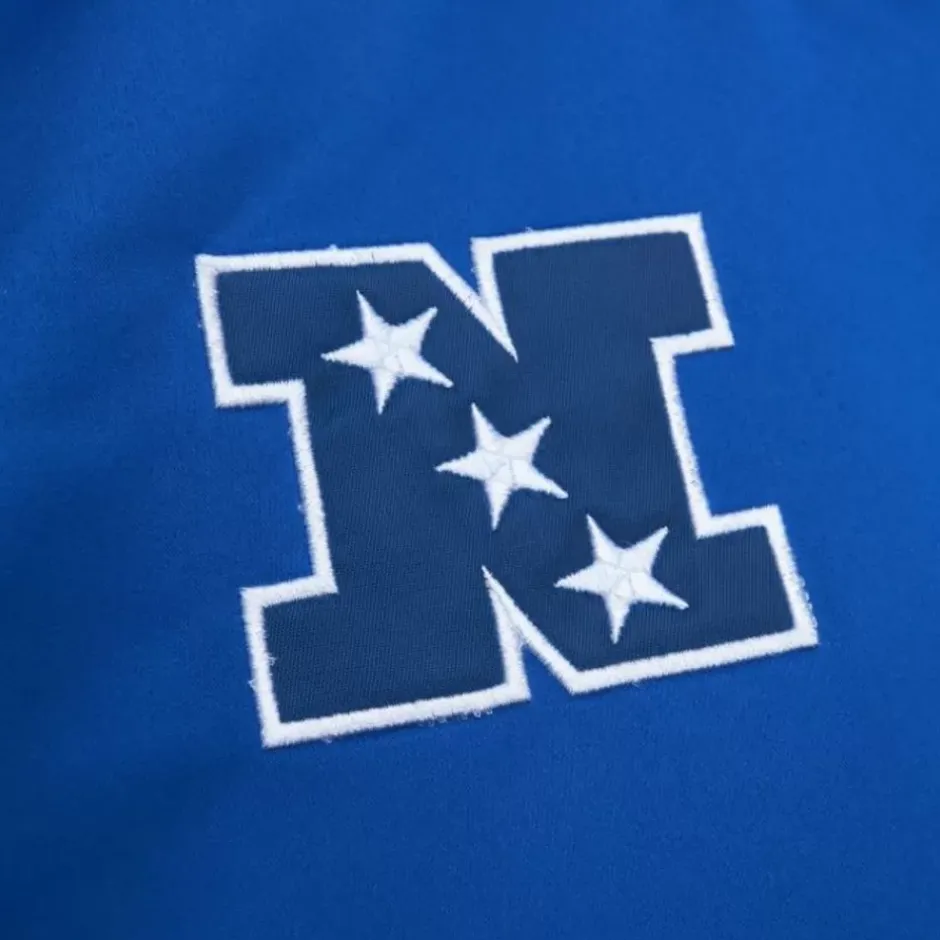 Men Mitchell & Ness Jackets & Outerwear-Heavyweight Satin Jacket Seattle Seahawks