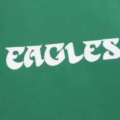 Men Mitchell & Ness Jackets & Outerwear-Heavyweight Satin Jacket Philadelphia Eagles