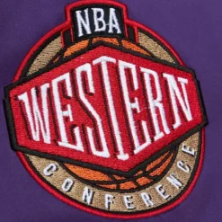 Men Mitchell & Ness Jackets & Outerwear-Heavyweight Satin Jacket Los Angeles Lakers