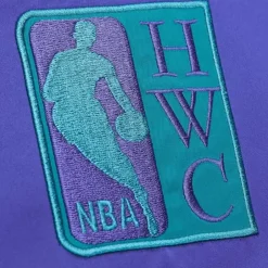 Men Mitchell & Ness Jackets & Outerwear-Heavyweight Satin Jacket Utah Jazz