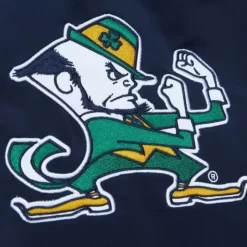 Men Mitchell & Ness Jackets & Outerwear-Heavyweight Satin Jacket University Of Notre Dame