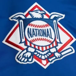 Men Mitchell & Ness Jackets & Outerwear-Heavyweight Satin Jacket Los Angeles Dodgers