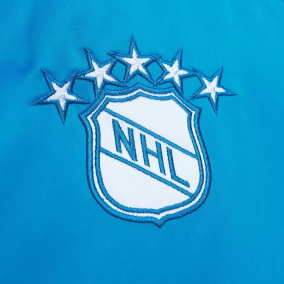 Men Mitchell & Ness Jackets & Outerwear-Heavyweight Satin Jacket Quebec Nordiques