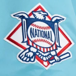 Men Mitchell & Ness Jackets & Outerwear-Heavyweight Satin Jacket St. Louis Cardinals