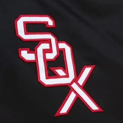 Men Mitchell & Ness Jackets & Outerwear-Heavyweight Satin Jacket Chicago White Sox