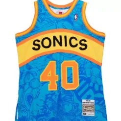 Mitchell & Ness Nba Authentic-Hebru Jersey Seattle Supersonics Shawn Kemp