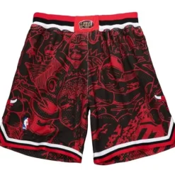 Men Mitchell & Ness Shorts-Hebru Shorts Chicago Bulls