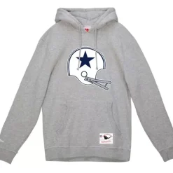 Men Mitchell & Ness Hoodies & Sweatshirts-Helmet 1 Hoodie Dallas Cowboys