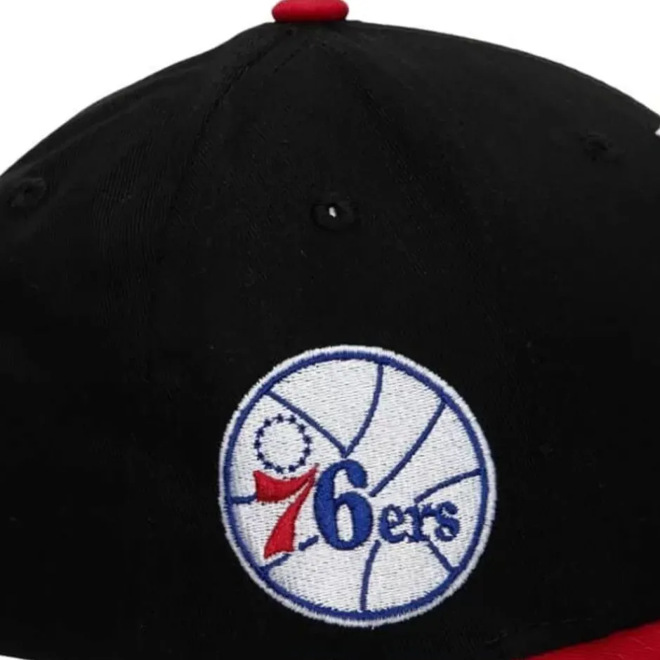 Mitchell & Ness Snapback-Highlight Real Snapback Hwc Philadelphia 76Ers Allen Iverson