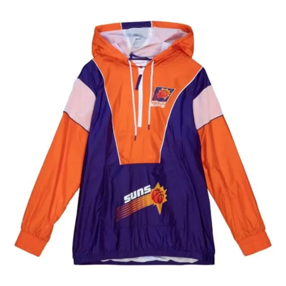 Men Mitchell & Ness Jackets & Outerwear-Highlight Reel Windbreaker Phoenix Suns